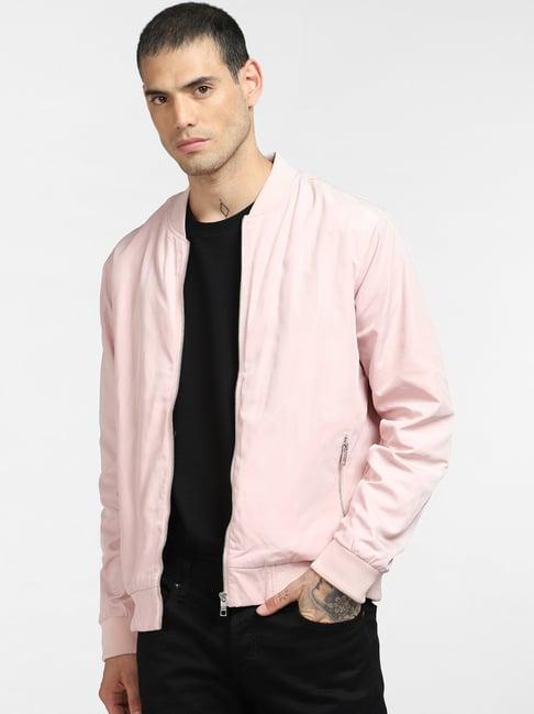 jack & jones pink regular fit jacket