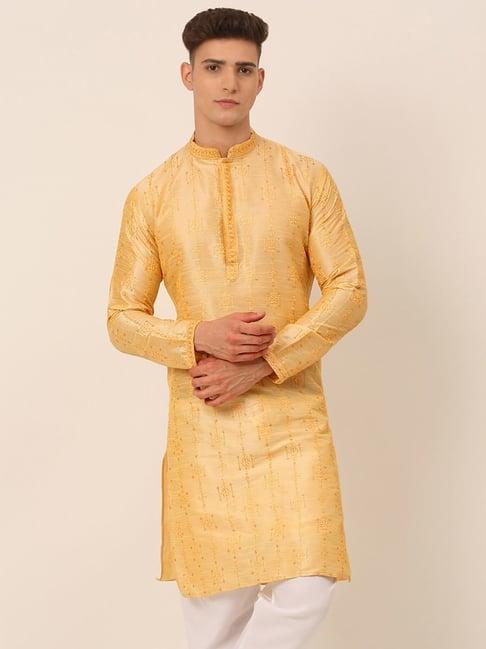 jompers gold gold embroidered kurta