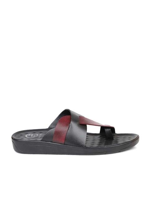 privo by inc.5 men's maroon toe ring sandals