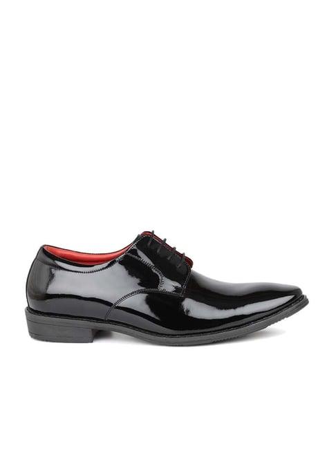 privo by inc.5 men's black derby shoes