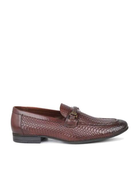 atesber by inc.5 men's brown casual loafers