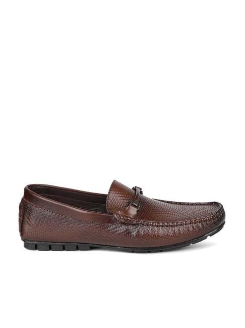 privo by inc.5 men's brown casual loafers