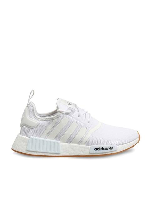 adidas originals men's nmd r1 white casual sneakers