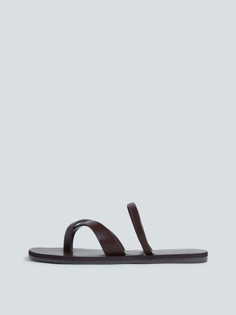 luna blu by westside tan multi-strap sandals