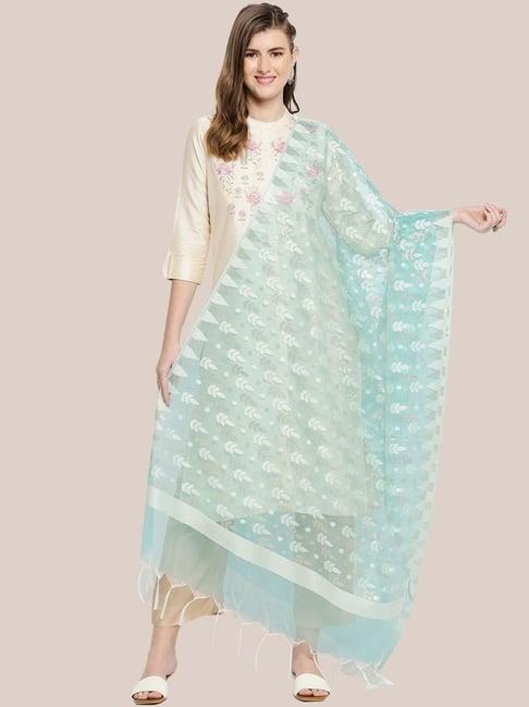 dupatta bazaar blue zari work dupatta