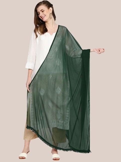 dupatta bazaar bottle green dupatta