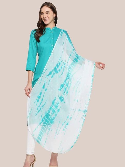 dupatta bazaar blue tie & dye dupatta