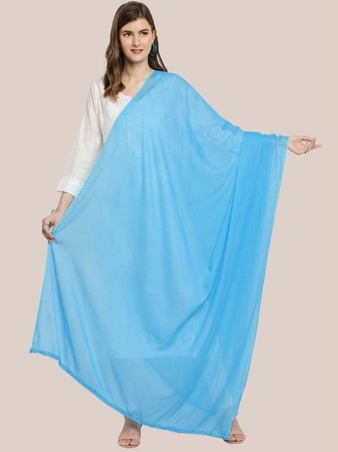 dupatta bazaar sky blue cotton dupatta