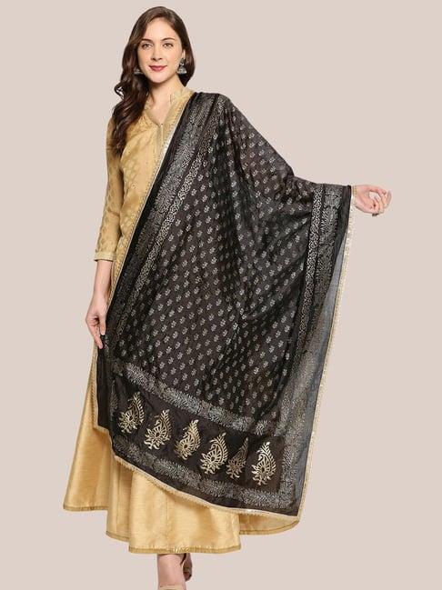 dupatta bazaar black zari work dupatta