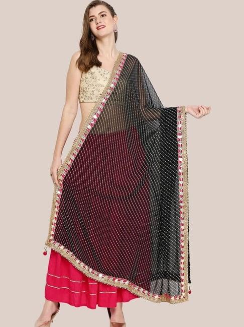 dupatta bazaar black zari work dupatta