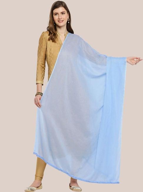 dupatta bazaar steel blue cotton dupatta