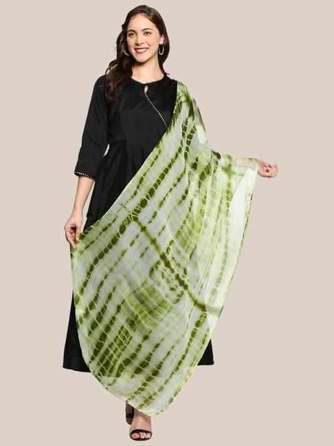 dupatta bazaar olive tie & dye dupatta