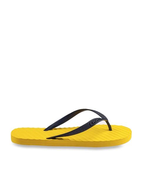 chupps men's navy flip flops