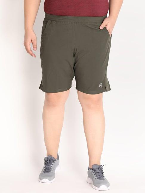 chkokko olive regular fit shorts