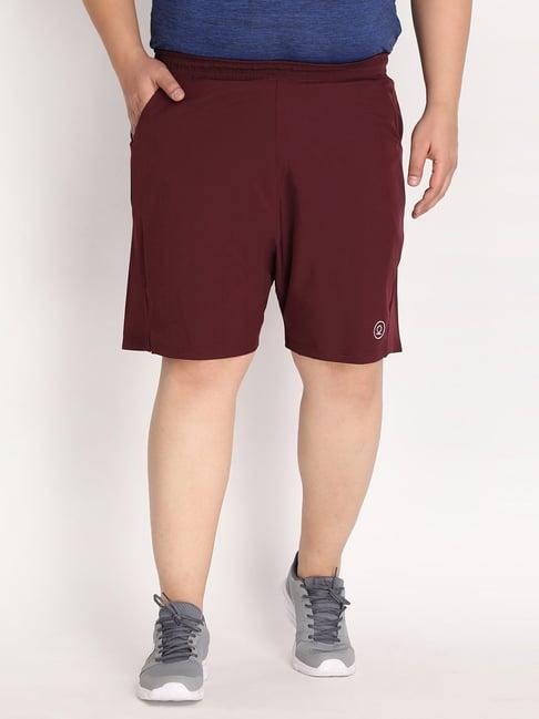 chkokko wine regular fit shorts