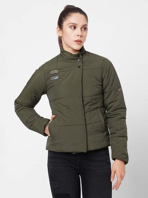 pepe jeans green full sleeves jacket