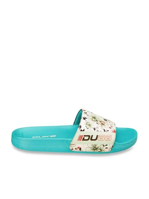 duke women's sea green casual sandals