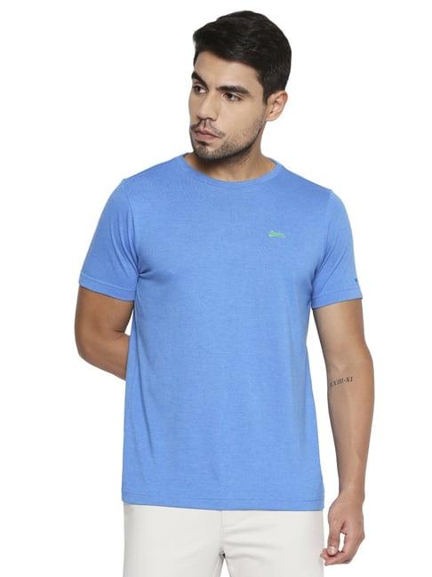 basics blue slim fit t-shirt