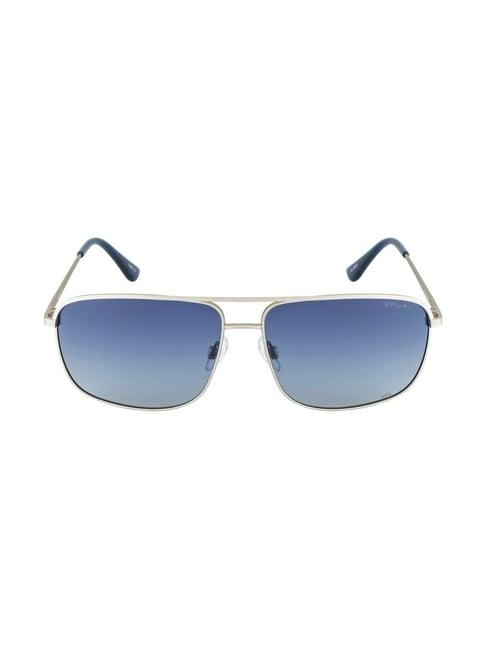 opium blue uv protection square sunglasess for men