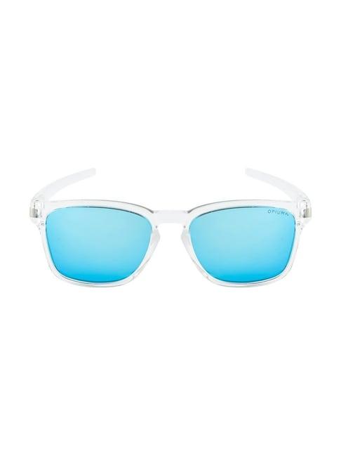 opium blue uv protection wayfarer sunglasess for men