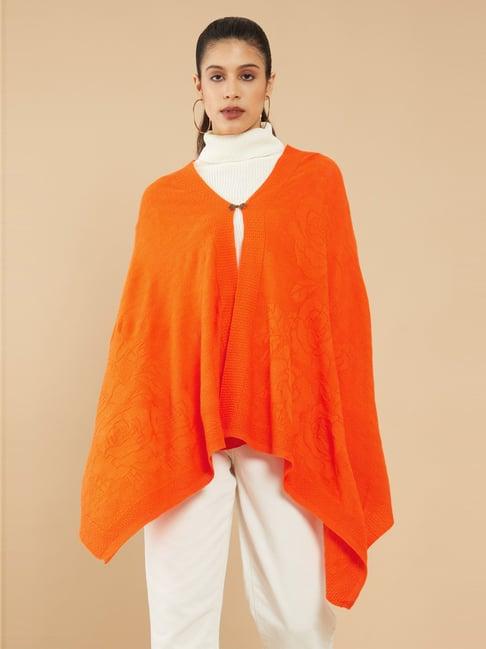 soch orange plain shrug