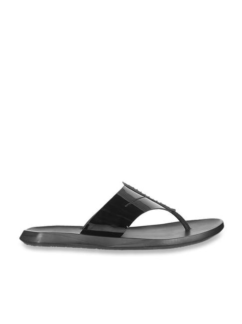 mochi men's black thong sandals