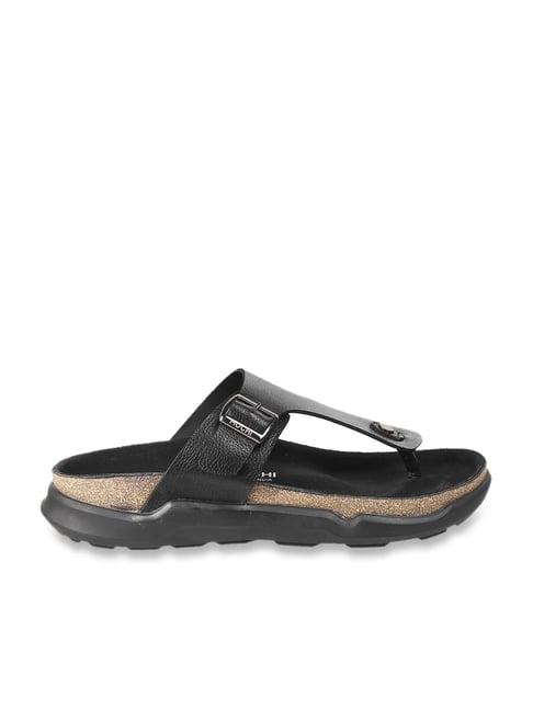 mochi men's black thong sandals