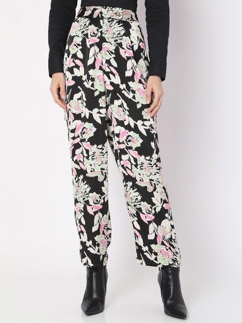 vero moda multicolor printed pants