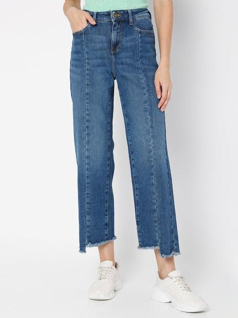 vero moda light blue regular fit jeans