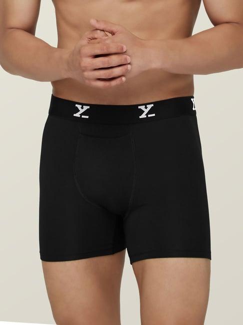 xyxx black & red regular fit boxers - pack of 2