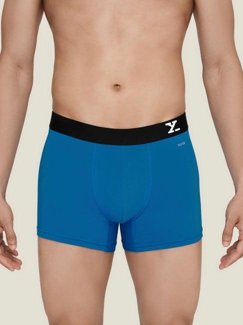 xyxx azure blue regular fit trunks