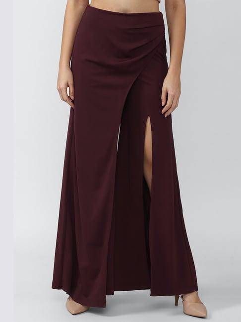 forever 21 wine slit pants