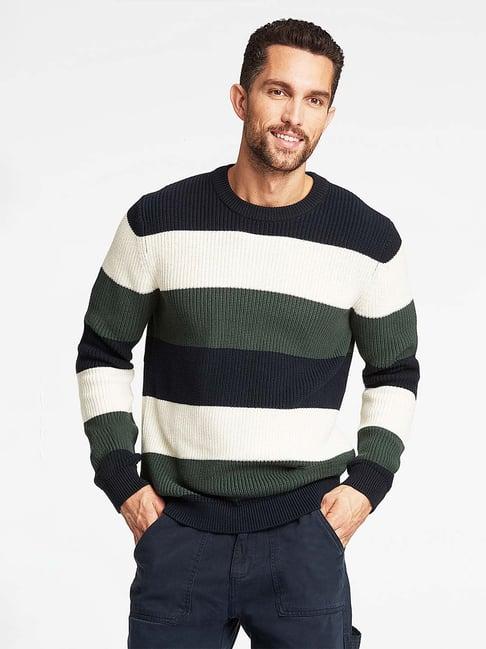 lindbergh multicolor striped sweater