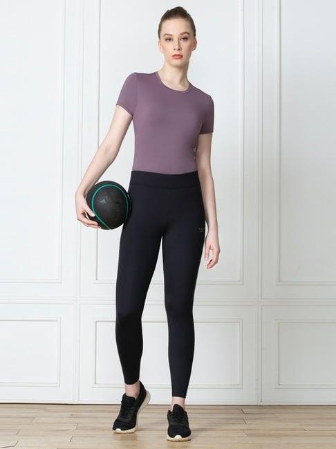 van heusen black regular fit tights