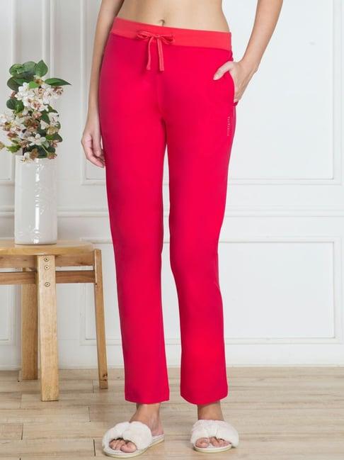 van heusen pink cotton printed pants