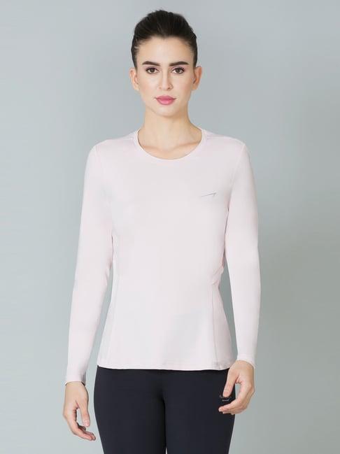 van heusen pink regular fit t-shirt