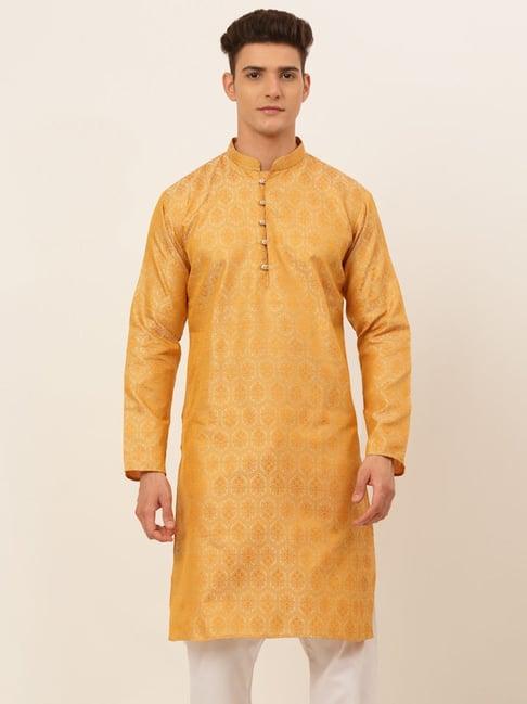 jompers gold regular fit printed kurta