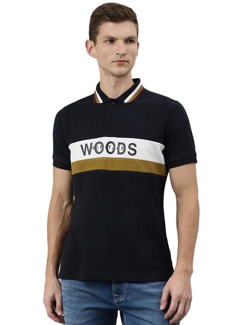 woods black polo t-shirt