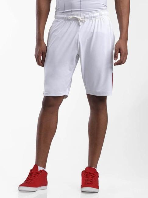 starter white regular fit shorts