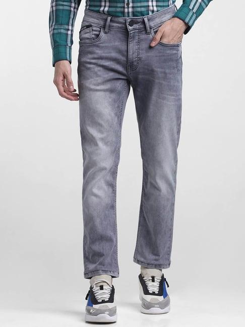 starter grey lightly washed jeans