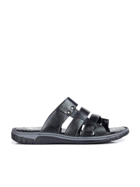 id men's regular black thong sandals