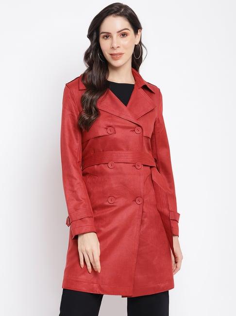 latin quarters red regular fit jacket