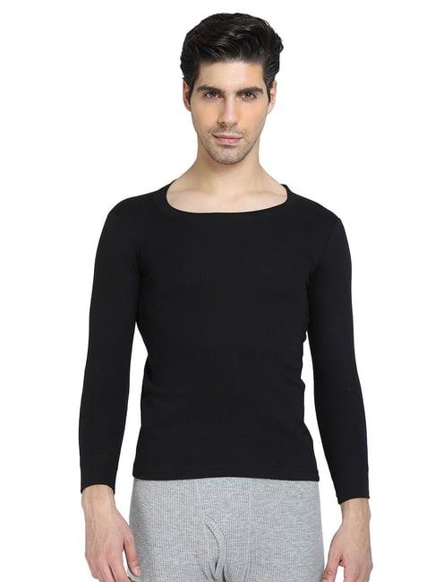 bodycare black regular fit thermal top