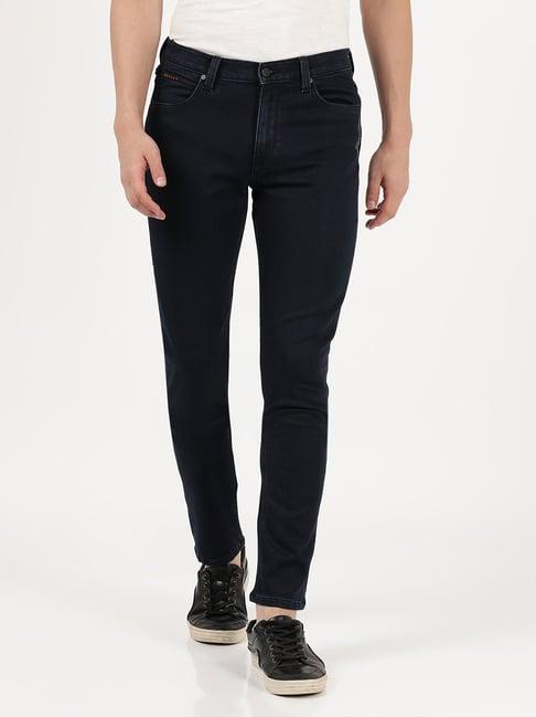 lee navy skinny fit jeans