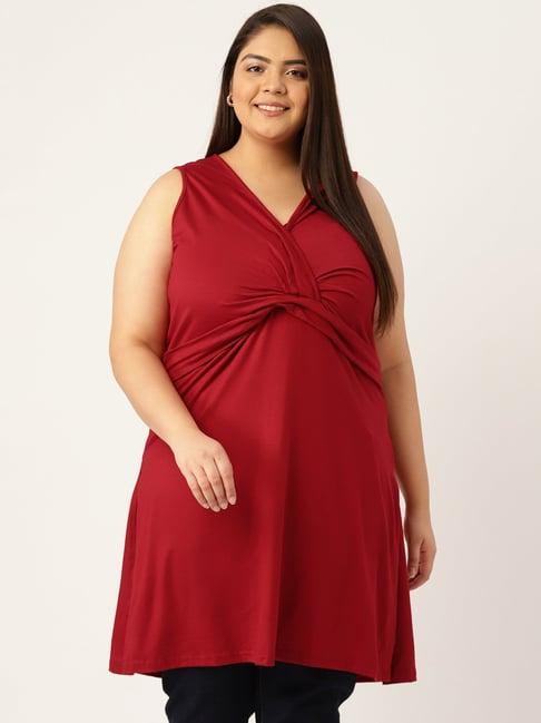 therebelinme maroon tunic