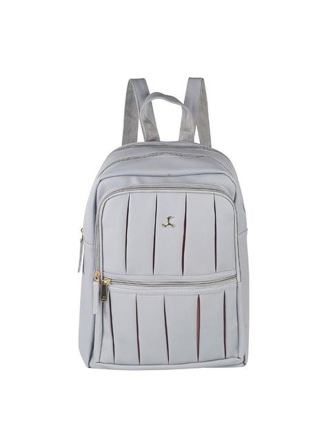 mochi 10.6 ltrs grey medium backpack