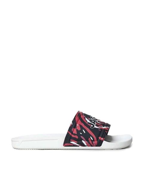 jack & jones men's white slides