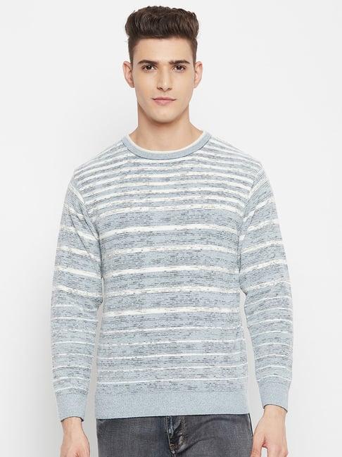 duke sky blue stripes sweater