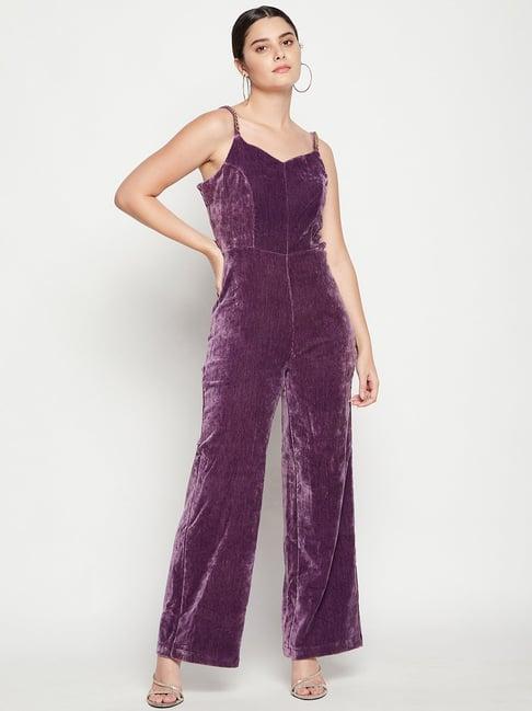 madame purple jumpsuit