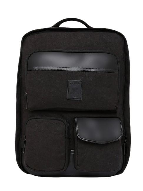 spykar 16 ltrs black  medium backpack